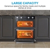 Midea MBOD50M3AD0-BK Built-Under Electric Double Oven, Black, A Rated