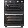 Midea MBOD50M3AD0-BK Built-Under Electric Double Oven, Black, A Rated