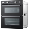 Midea MBOD50M3AD0-BK Built-Under Electric Double Oven, Black, A Rated