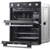 Midea MBOD50M3AD0-BK Built-Under Electric Double Oven, Black, A Rated