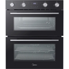 Midea MBOD50M3AD0-BK Built-Under Electric Double Oven, Black, A Rated