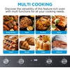 Midea MBOD70M30D0-BK Built-In Electric Double Oven, Black, A Rated