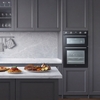 Midea MBOD70M30D0-BK Built-In Electric Double Oven, Black, A Rated