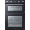 Midea MBOD70M30D0-BK Built-In Electric Double Oven, Black, A Rated