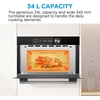 Midea MBOTG934E4MO-BK Built-In Microwave, Black