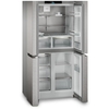 Liebherr MBsddi9024 American Fridge Freezer, Silver, D Rated,  Plumbed