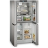 Liebherr MBsddi9024 American Fridge Freezer, Silver, D Rated,  Plumbed