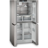 Liebherr MBsddi9024 American Fridge Freezer, Silver, D Rated,  Plumbed