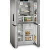 Liebherr MBsddi9028 American Fridge Freezer,  Plumbed, Stainless Steel, D Rated