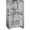 Liebherr MBsddi9058 American Fridge Freezer,  Plumbed, Stainless Steel, D Rated
