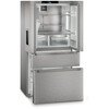 Liebherr MBsddi9558 American Fridge Freezer,  Plumbed, Stainless Steel, D Rated