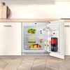 Fridgemaster MBUL60138E Built-Under Larder Fridge, Fixed Hinge, White, E Rated