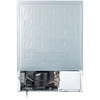 Fridgemaster MBUR60121E Built-Under Fridge with Ice Box, Fixed Hinge, White, E Rated