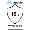 Fridgemaster MBUZ6097E Static Built-Under Freezer, Fixed Hinge, White, E Rated