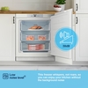 Fridgemaster MBUZ6097E Static Built-Under Freezer, Fixed Hinge, White, E Rated