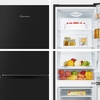 Fridgemaster MC50165EB Static Fridge Freezer, 70/30, Black, E Rated