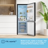 Fridgemaster MC50165EB Static Fridge Freezer, 70/30, Black, E Rated