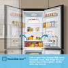 Fridgemaster MC50165EB Static Fridge Freezer, 70/30, Black, E Rated