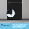 Fridgemaster MC50165EB Static Fridge Freezer, 70/30, Black, E Rated