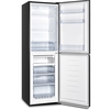 Fridgemaster MC55240EB Static Fridge Freezer, 50/50, Black, E Rated