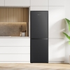 Fridgemaster MC55240EB Static Fridge Freezer, 50/50, Black, E Rated