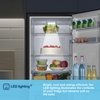 Fridgemaster MC55240EB Static Fridge Freezer, 50/50, Black, E Rated
