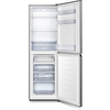 Fridgemaster MC55240ES Static Fridge Freezer, 50/50, Silver, E Rated