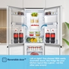 Fridgemaster MC55251DE Total No Frost Fridge Freezer, 50/50, White, E Rated