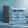 Fridgemaster MC55251DEB Total No Frost Fridge Freezer, 50/50, Black, E Rated