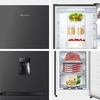 Fridgemaster MC55251DEB Total No Frost Fridge Freezer, 50/50, Black, E Rated
