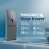 Fridgemaster MC55251DES Total No Frost Fridge Freezer, 50/50, Silver, E Rated
