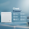 Fridgemaster MCF198E Static 191l Chest Freezer, White, E Rated