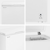 Fridgemaster MCF198E Static 191l Chest Freezer, White, E Rated