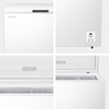 Fridgemaster MCF297E Static 297l Chest Freezer, White, E Rated