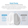 Midea MD205H80WBC/W-UK Heat Pump Tumble Dryer, 8kg, White, A+++ Rated