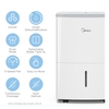 Midea MDDF2-16DEN7-UK Dehumidifier, White