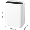 Midea MDDQ-10DEN7-QA3 Dehumidifier, White