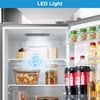 Midea MDRB379FGD02 Total No Frost Fridge Freezer, 60/40, Silver, D Rated