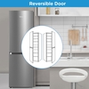 Midea MDRB379FGD02 Total No Frost Fridge Freezer, 60/40, Silver, D Rated