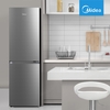 Midea MDRB379FGD02 Total No Frost Fridge Freezer, 60/40, Silver, D Rated