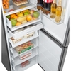 Midea MDRB379FGD02 Total No Frost Fridge Freezer, 60/40, Silver, D Rated
