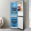Midea MDRB379FGD02 Total No Frost Fridge Freezer, 60/40, Silver, D Rated