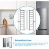 Midea MDRB379FGD46 Total No Frost Fridge Freezer, 60/40, Silver, D Rated