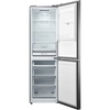 Midea MDRB379FGD46 Total No Frost Fridge Freezer, 60/40, Silver, D Rated