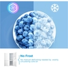 Midea MDRB424FGC01I Total No Frost Fridge Freezer, 60/40, White, C Rated