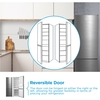 Midea MDRB424FGC46I Total No Frost Fridge Freezer, 60/40, Grey, C Rated