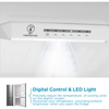 Midea MDRB424FGC46I Total No Frost Fridge Freezer, 60/40, Grey, C Rated