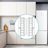 Midea MDRB424FGD01O Total No Frost Fridge Freezer, 70/30, White, D Rated