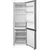 Midea MDRB457FGE46 No Frost Fridge Freezer, 70/30, Stainless Steel, E Rated