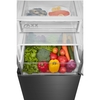 Midea MDRB509FGE46 No Frost Fridge Freezer, 70/30, Stainless Steel, E Rated